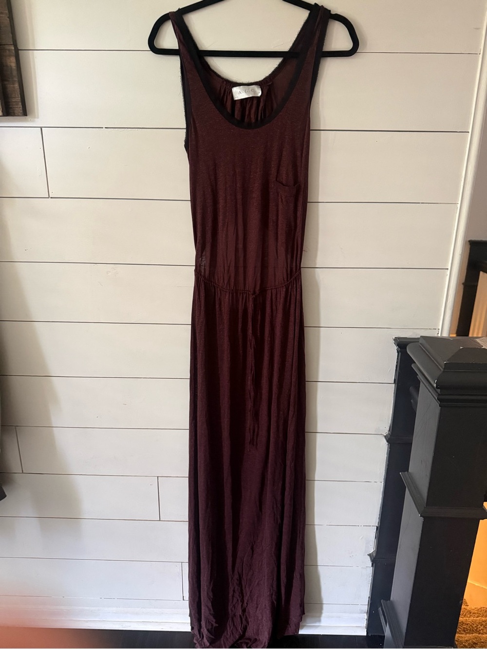 A.L.C. Sleeveless Maxi Dress in Burgundy